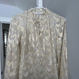 Milly metallic blouse